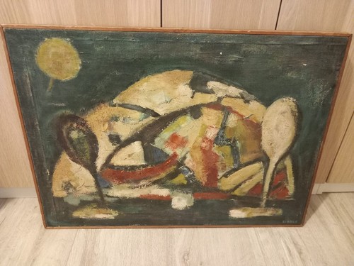 Quadro dipinto enrico sirello - quadro,